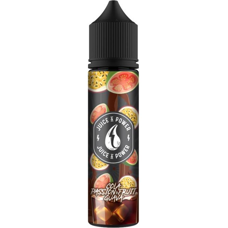 Cola Passion Fruit Guava e-Liquid IndeJuice Juice N Power 50ml Bottle