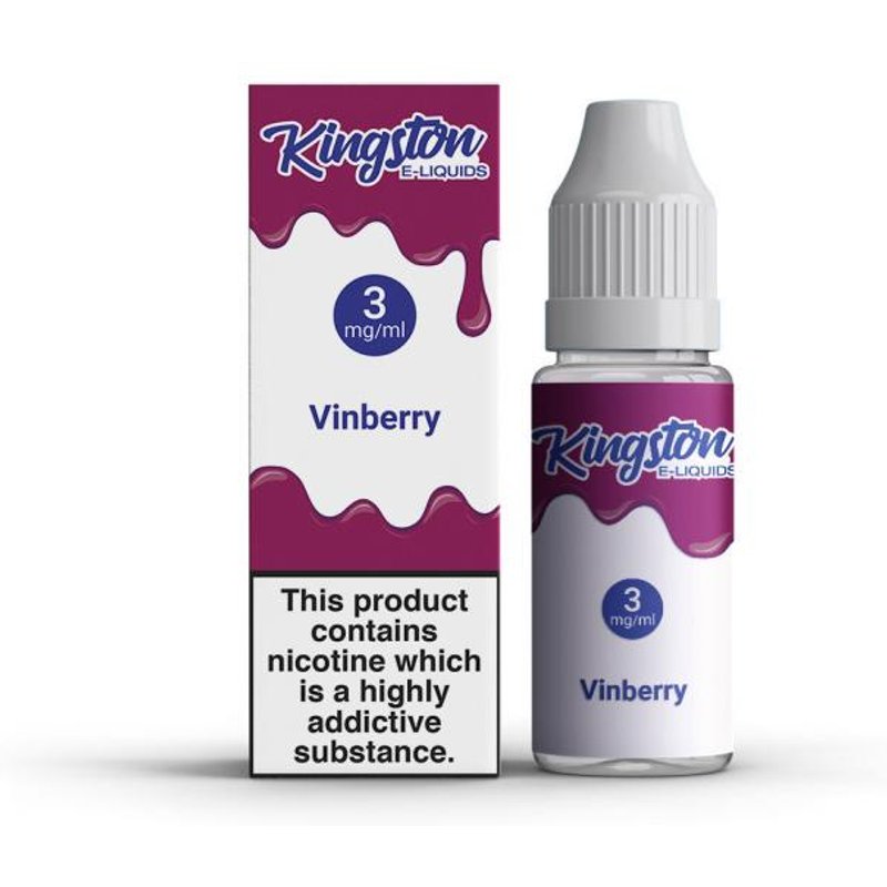 Vinberry e-Liquid IndeJuice Kingston e-Liquids 10ml Bottle