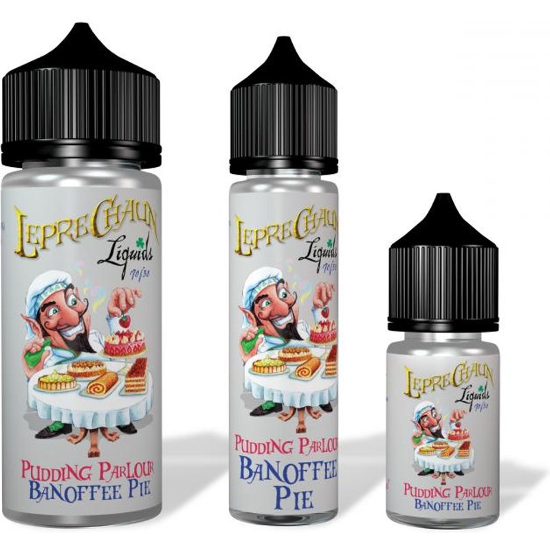 Banoffee Pie e-Liquid IndeJuice Leprechaun Liquids 20ml Bottle