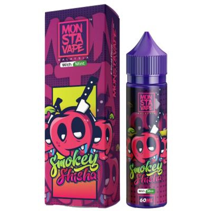 Smokey Shisha Mint e-Liquid IndeJuice Monsta Vape 50ml Bottle