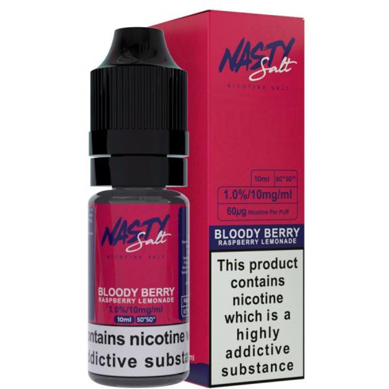 Bloody Berry e-Liquid IndeJuice Nasty Juice 10ml Bottle