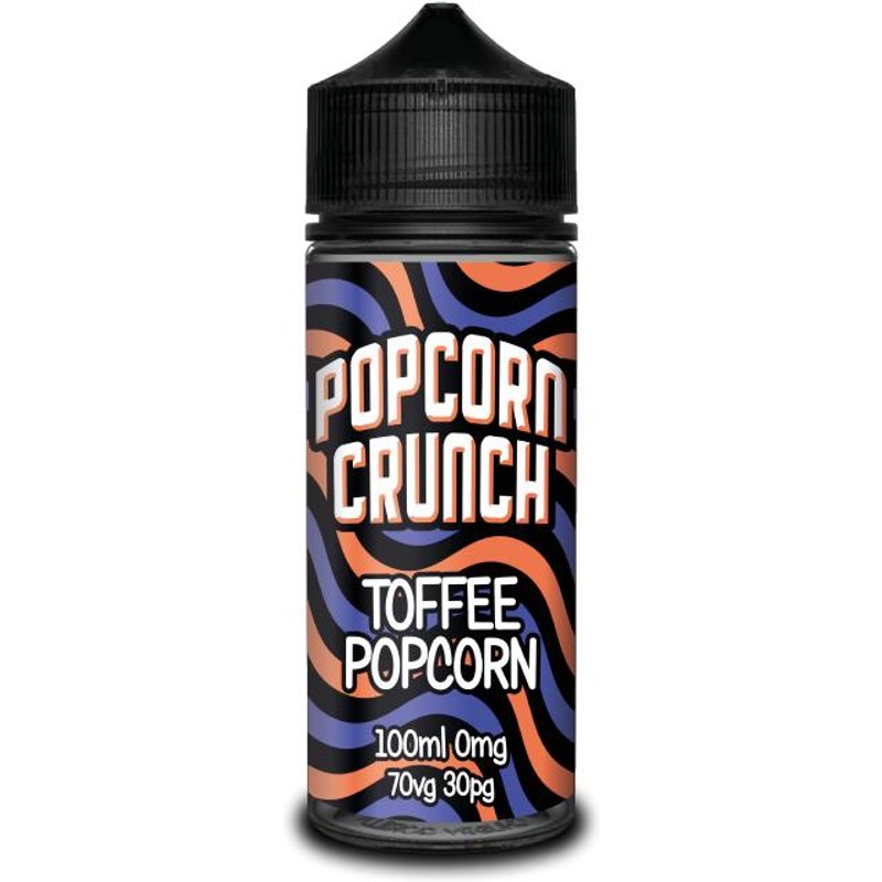 Toffee Popcorn e-Liquid IndeJuice Popcorn Crunch 100ml Bottle