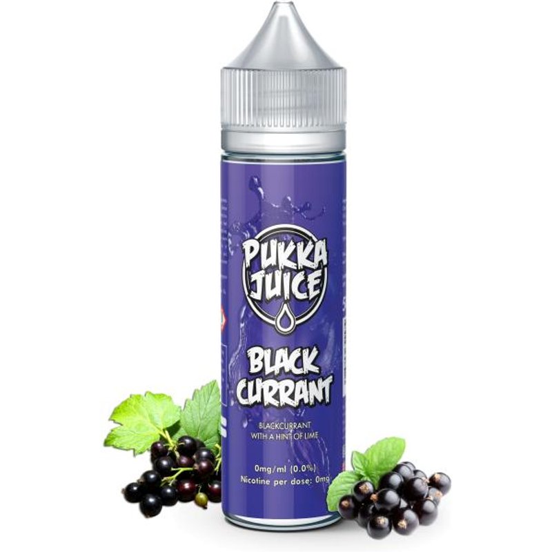 Blackcurrant e-Liquid IndeJuice Pukka Juice 50ml Bottle