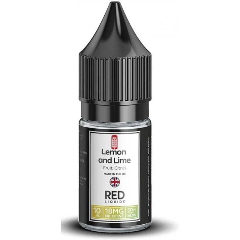 Lemon & Lime e-Liquid IndeJuice RED Liquids 10ml Bottle