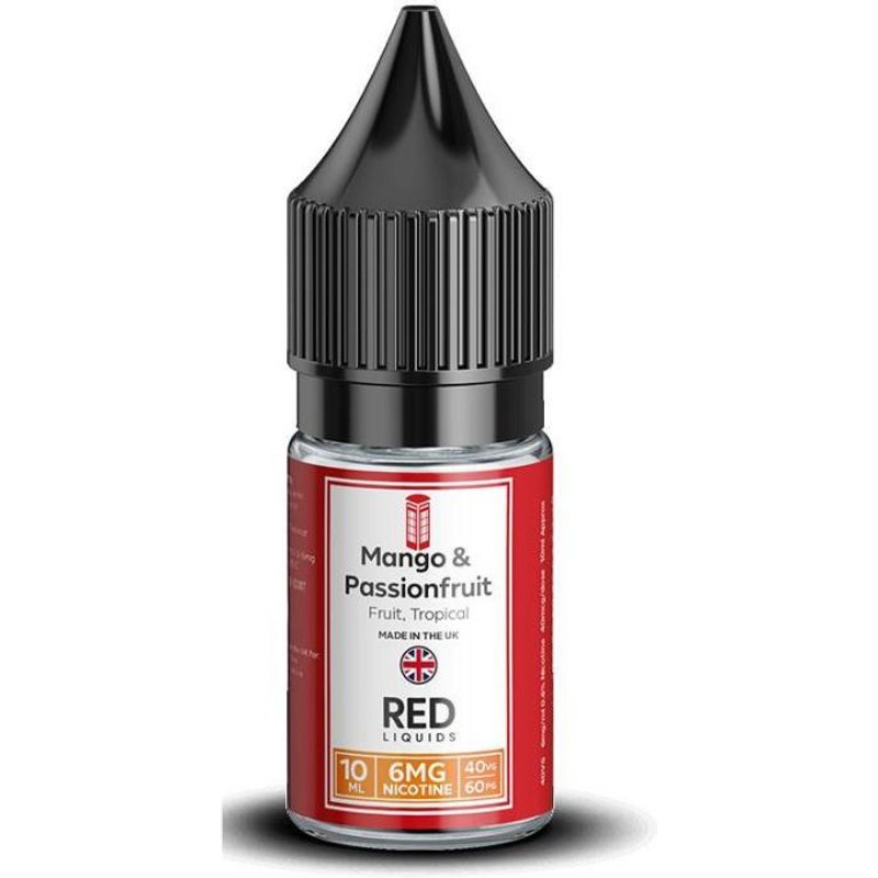 Mango & Passionfruit e-Liquid IndeJuice RED Liquids 10ml Bottle