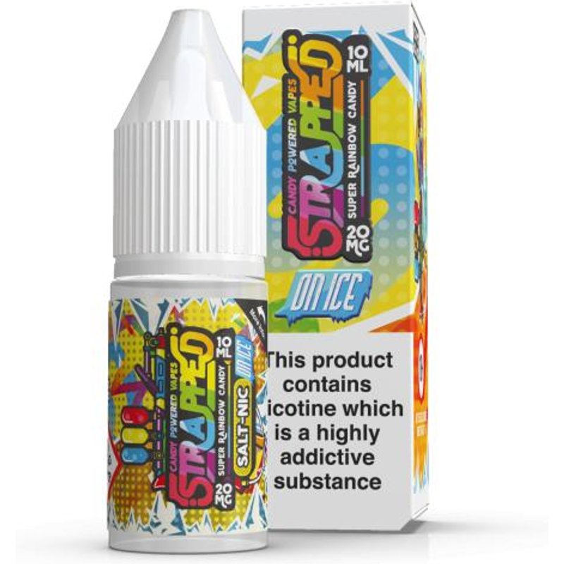 Super Rainbow Candy On Ice e-Liquid IndeJuice Strapped 10ml Bottle