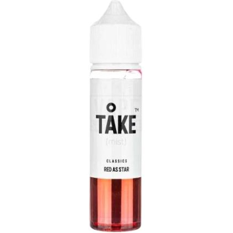 Red As Star e-Liquid IndeJuice Take 50ml Bottle